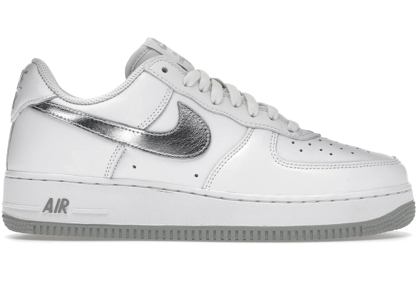 Nike Air Force 1 '07 Low Color of the Month White Metallic Silver