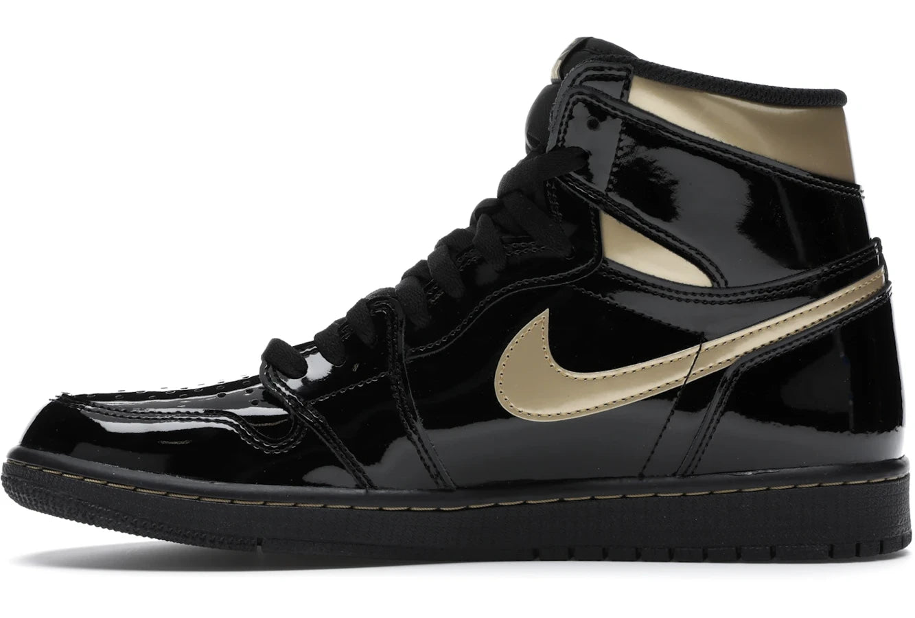Air Jordan 1 Retro High Black Metallic Gold