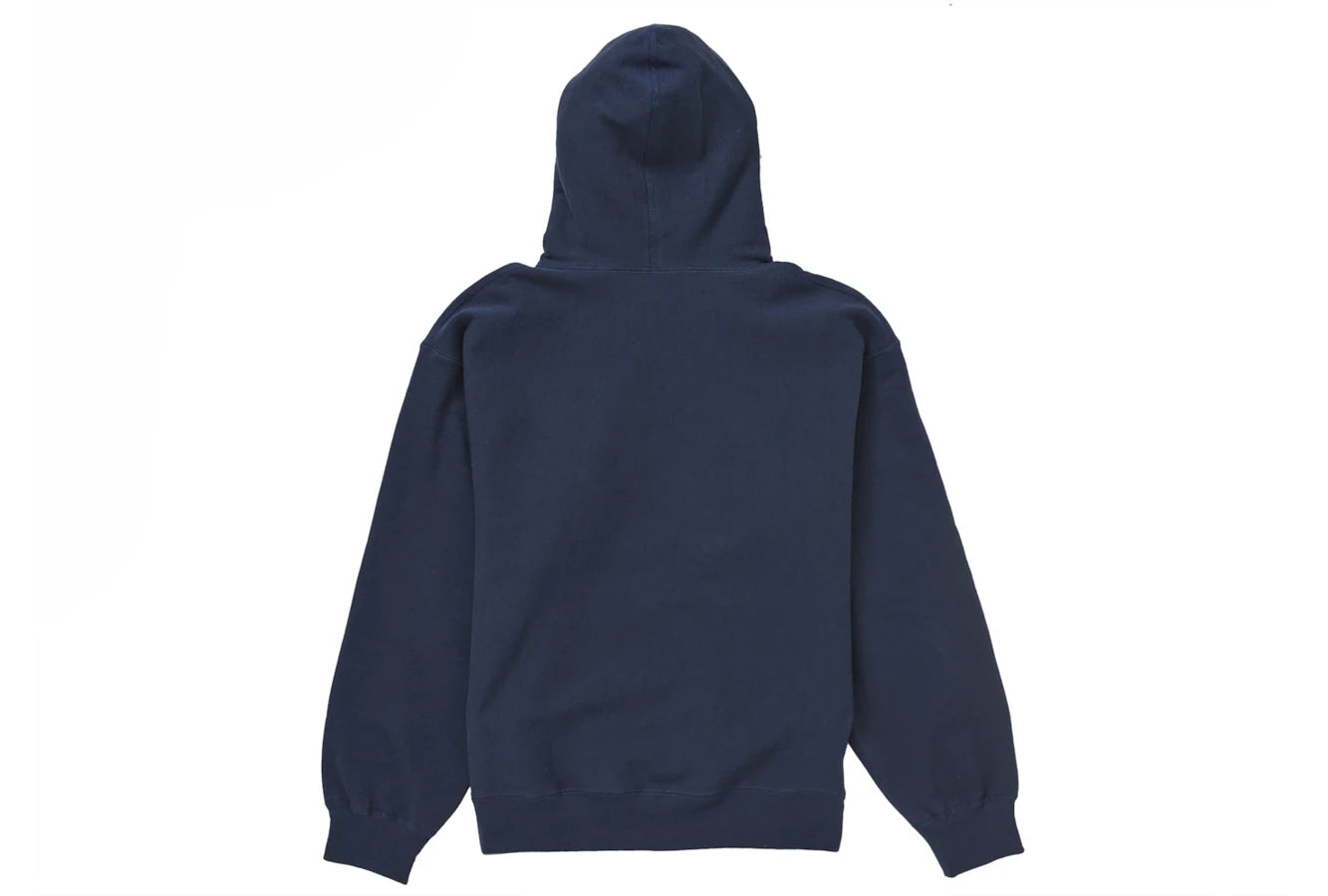 Supreme Box Logo Hooded Sweatshirt Navy