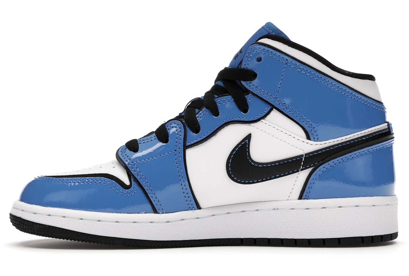 Air Jordan 1 Mid Signal Blue