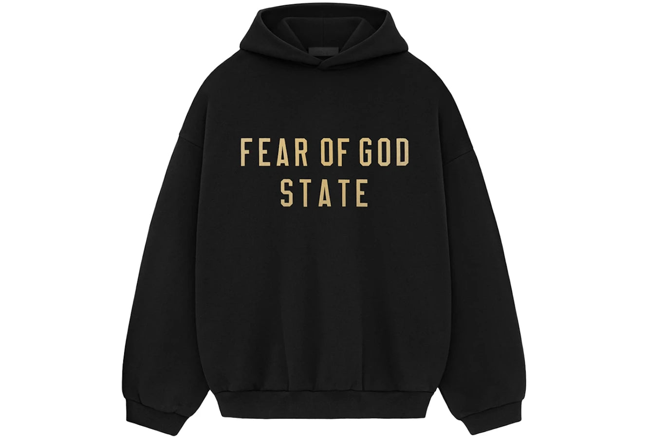 Fear of God Essentials Fleece Hoodie Black