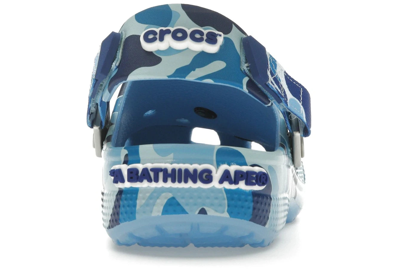 Crocs Classic Clog A Bathing Ape ABC Camo Blue