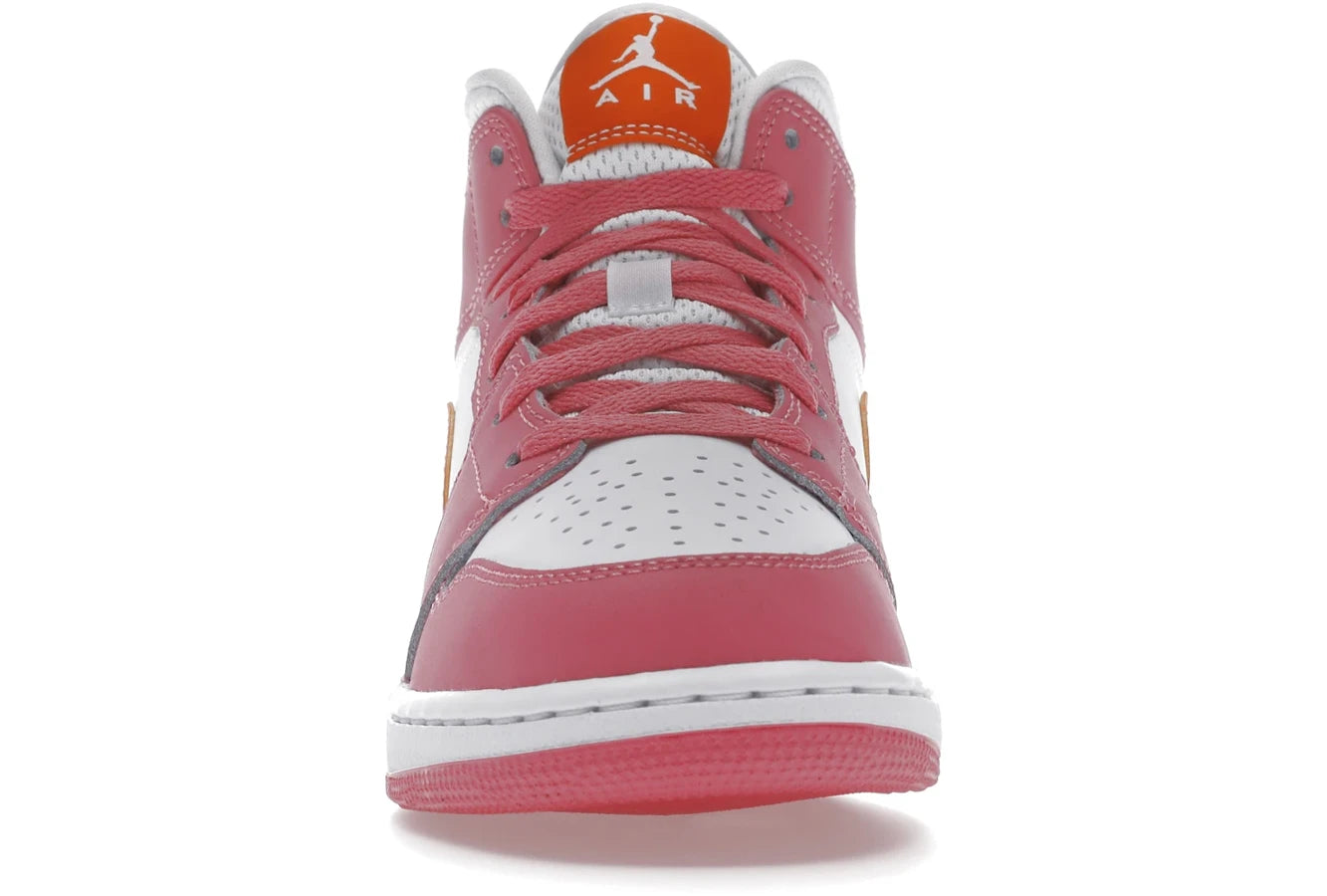 Air Jordan 1 Mid Pinksicle Safety Orange