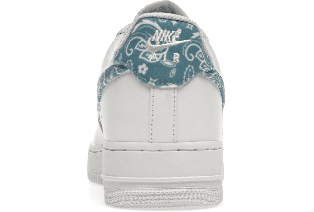 Nike Air Force 1 Low '07 Essential White Worn Blue Paisley