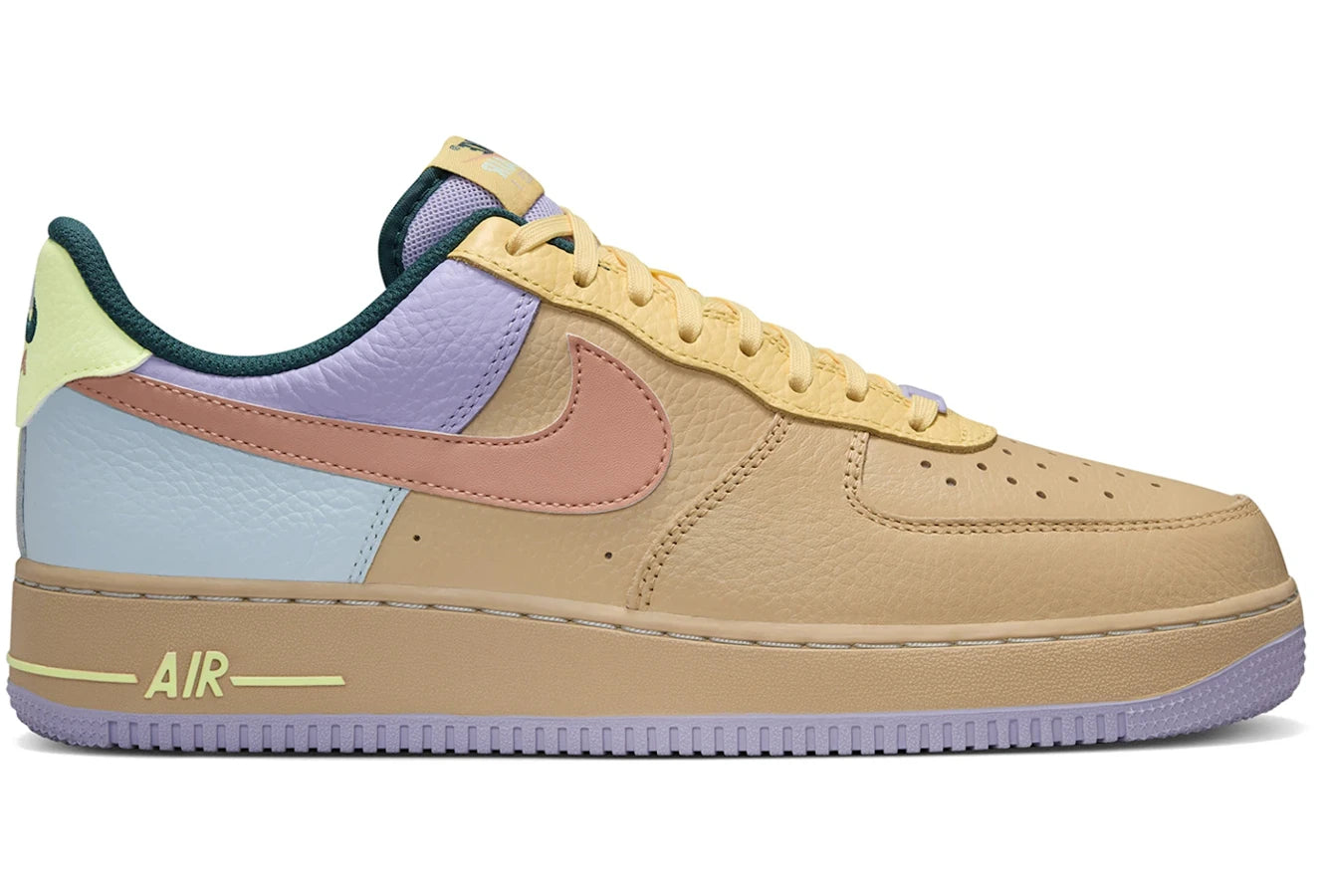 Nike Air Force 1 Low '07 Sesame Hydrangeas Soft Yellow Apricot Agate