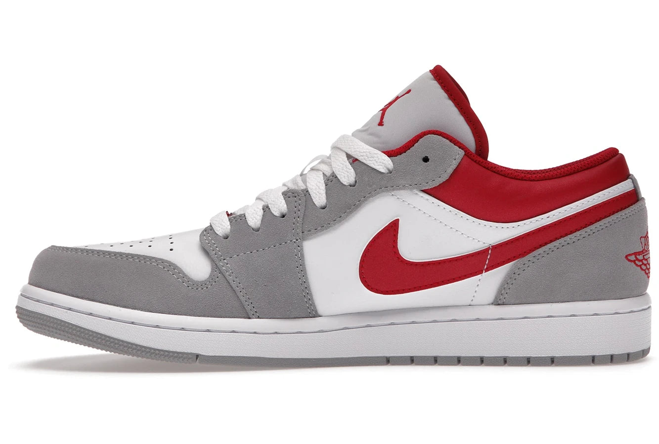 Air Jordan 1 Low SE Light Smoke Gray Gym Red