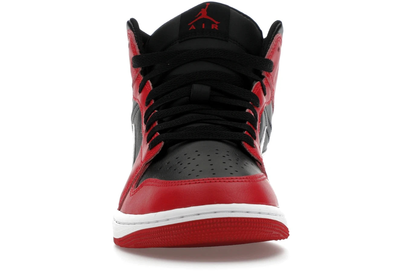 Air Jordan 1 Mid Gym Red Black White