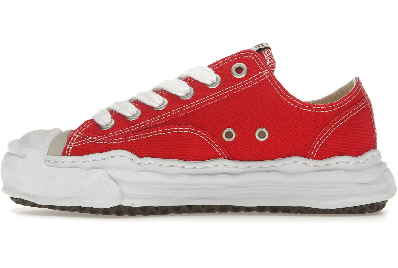 Maison Mihara Yasuhiro Hank OG Sole Canvas Low Red