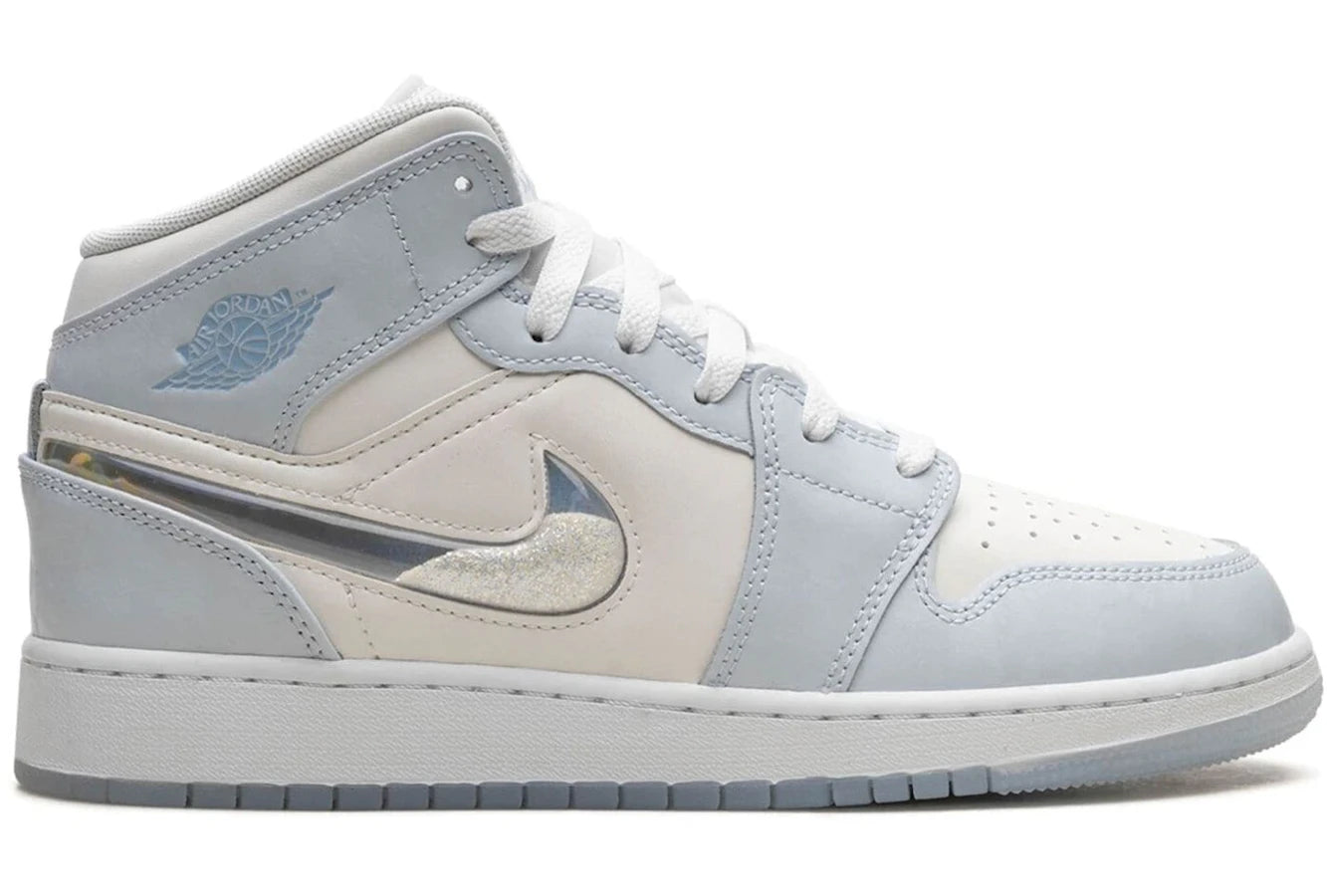Air Jordan 1 Mid SE Glitter Swoosh
