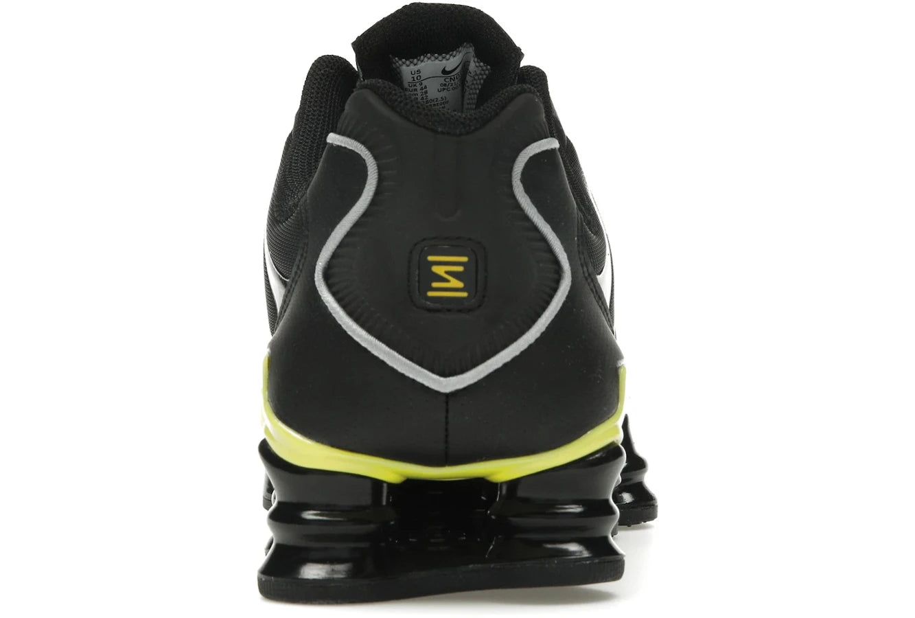 Nike Shox TL Black Dynamic Yellow Metallic Silver