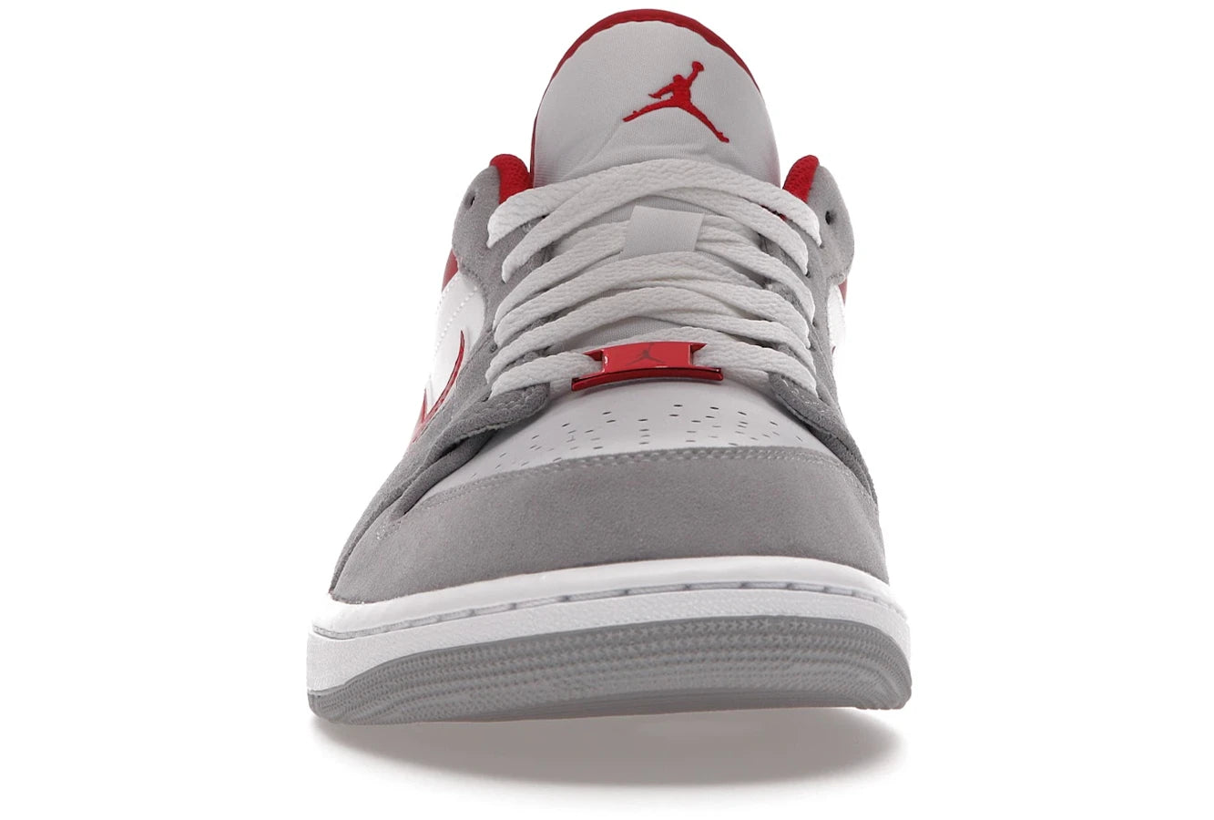 Air Jordan 1 Low SE Light Smoke Grey Gym Red