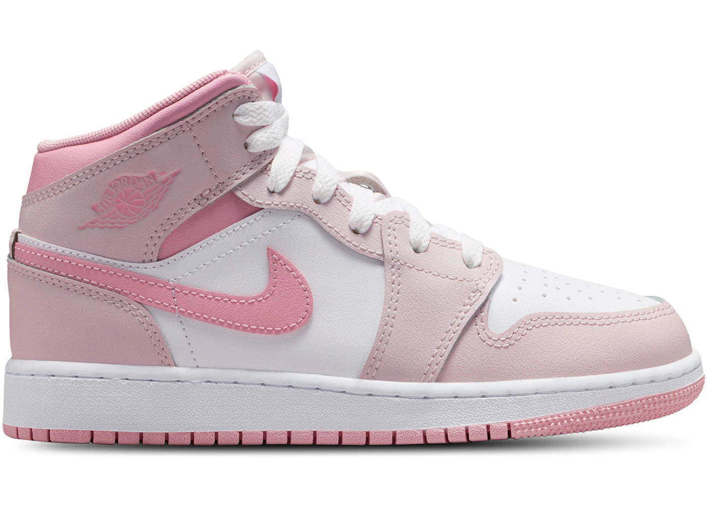 Jordan 1 Mid Pearl Pink White (GS)