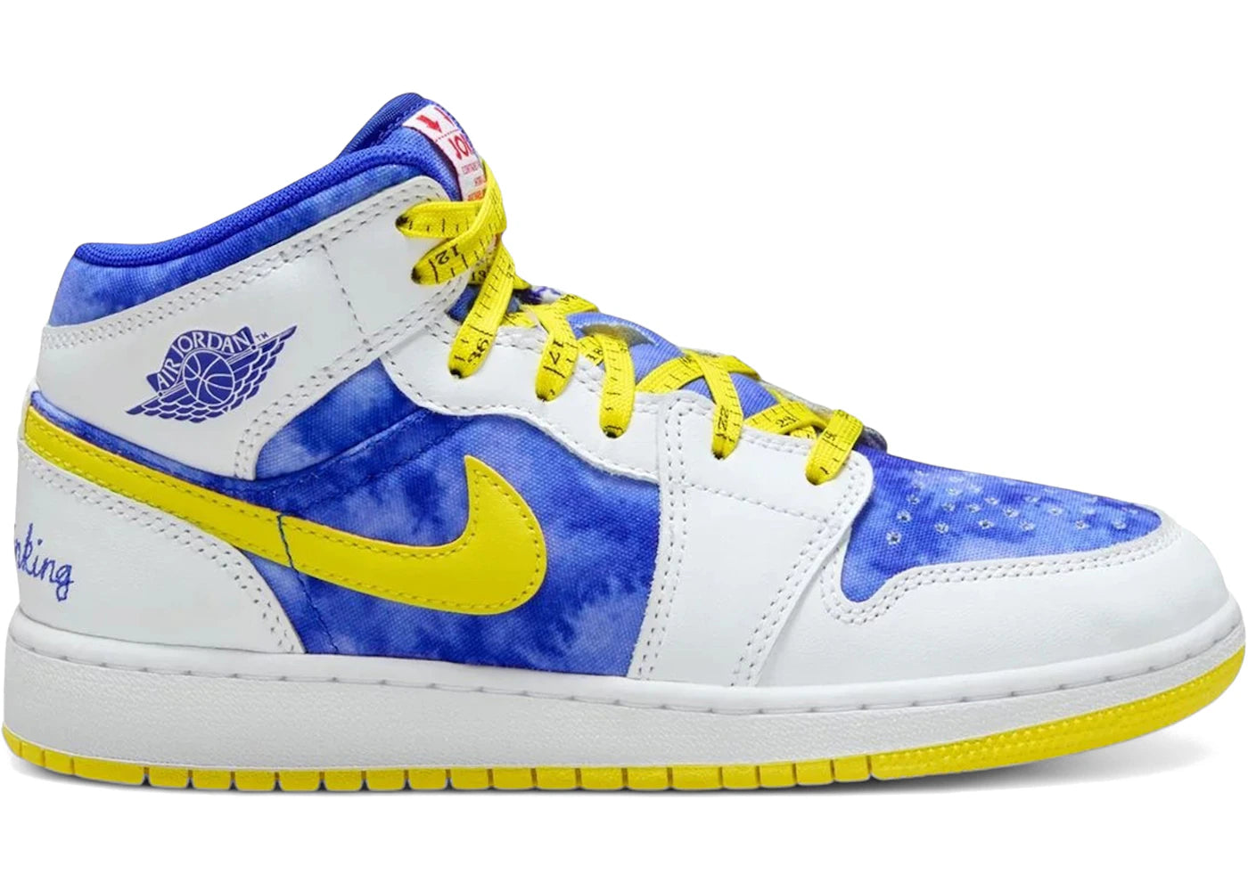 Jordan 1 Mid Sneaker School Be Tall In Your Thinking (GS)