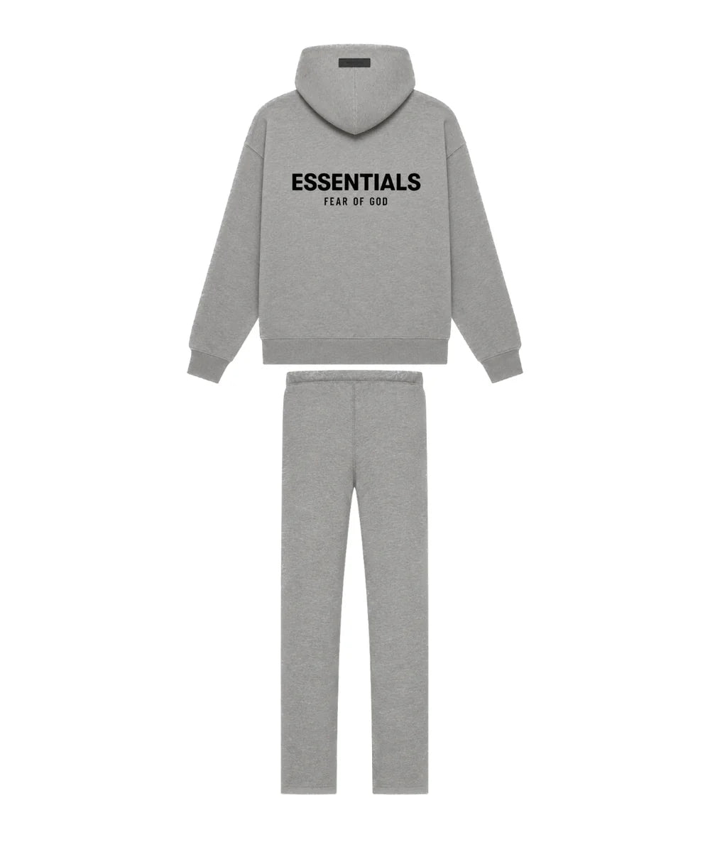 Fear Of God Essentials Dark Oatmeal Kids Tracksuit