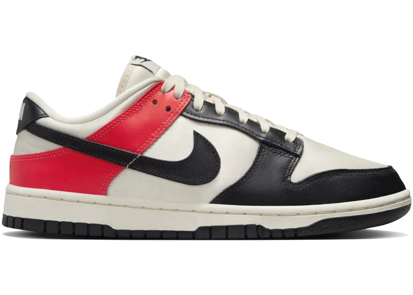 Nike Dunk Low Black Toe Bright Crimson (Women's)