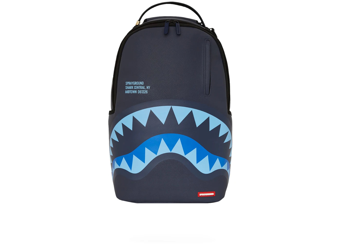 Sprayground Shark Central Late Arrival DLXSV Backpack Midnight Blue