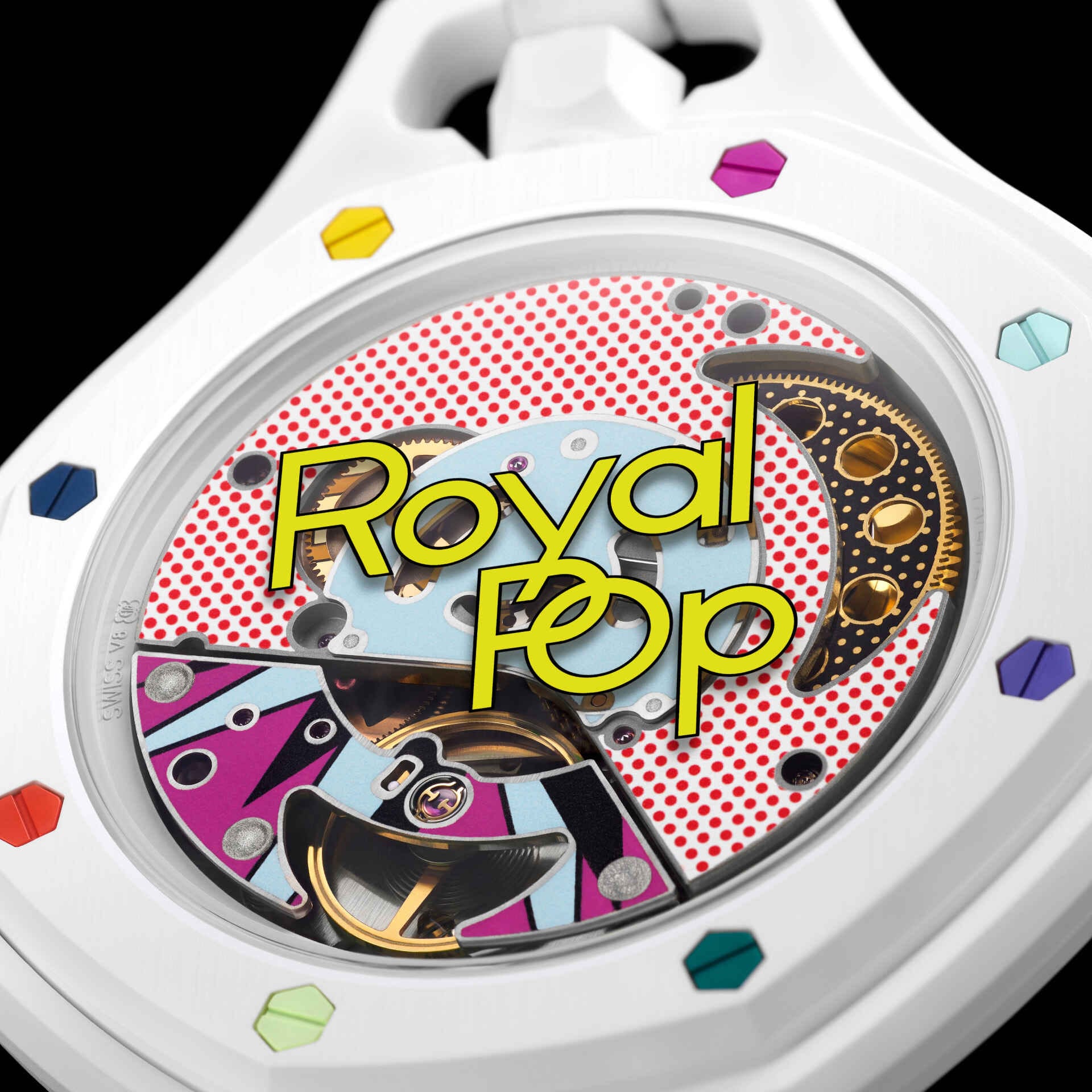 Swatch x Audemars Piguet Bioceramic Royal Pop Huit Blanc SSX03W100N