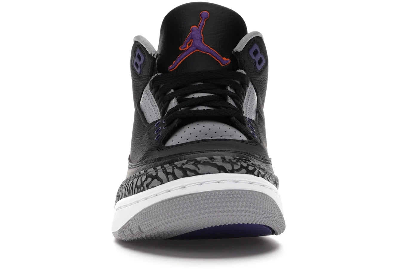 Air Jordan 3 Retro Black Court Purple