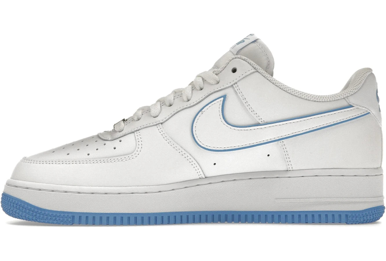 Nike Air Force 1 '07 Low White University Blue Sole