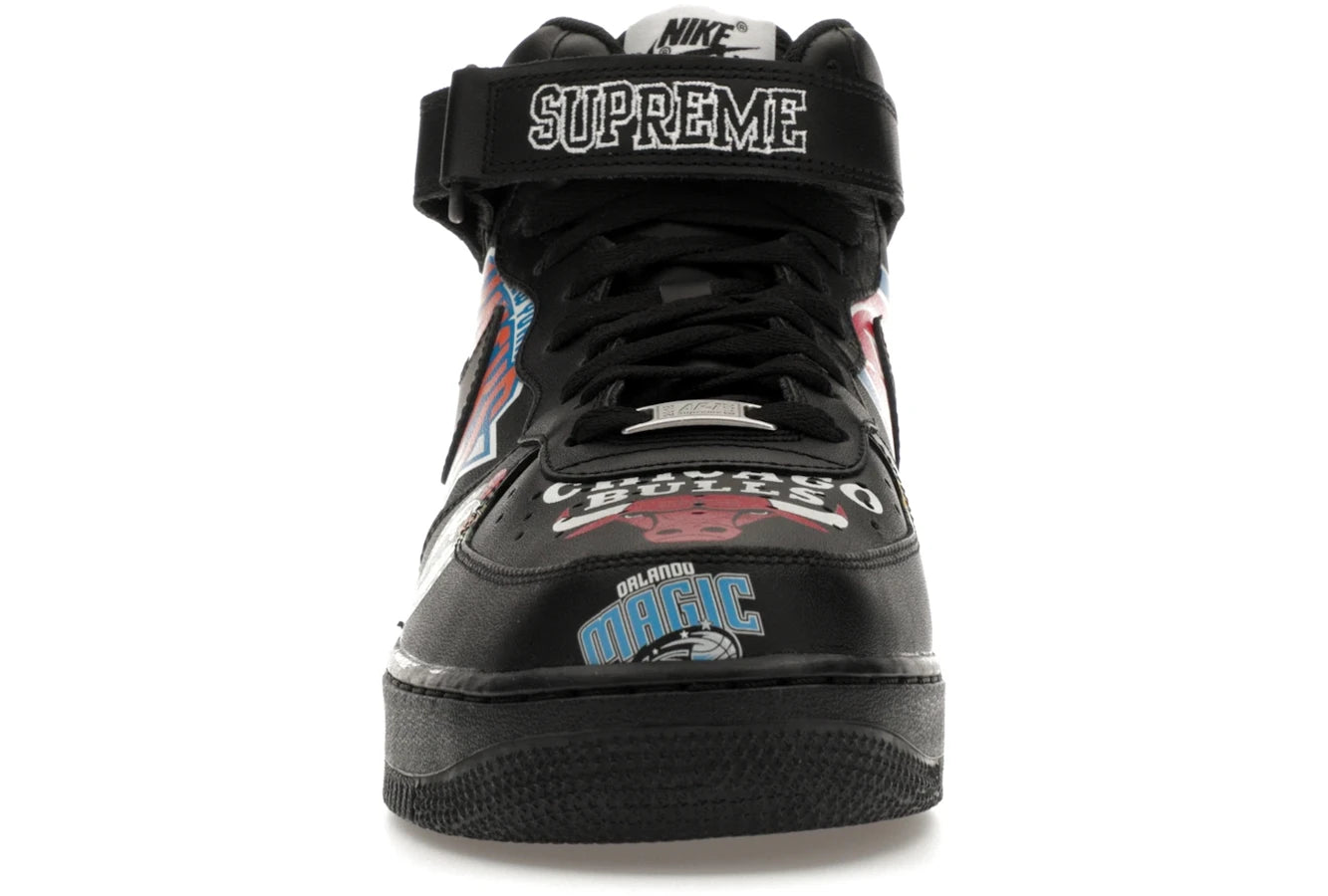 Nike Air Force 1 Mid Supreme NBA Black