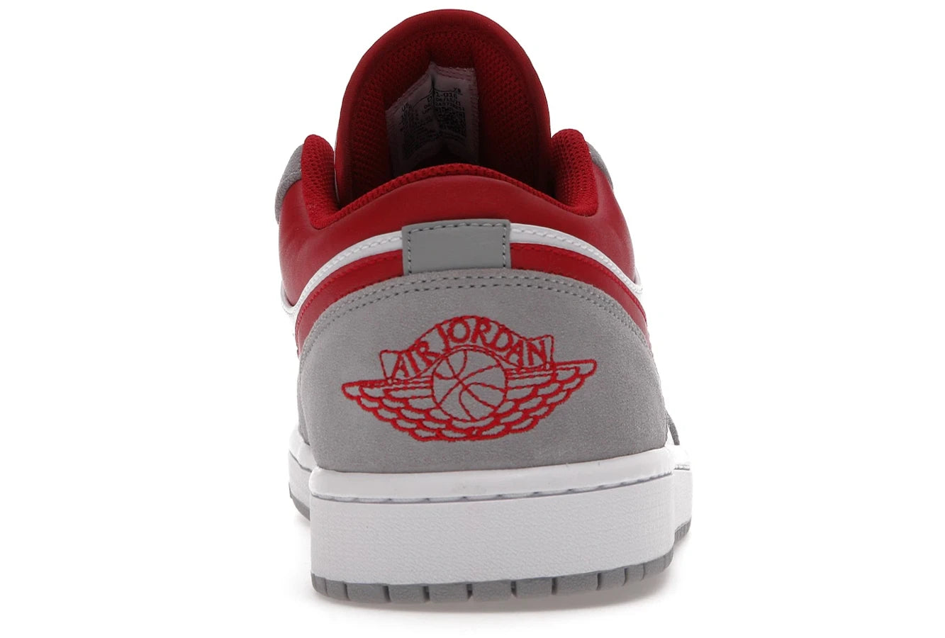 Air Jordan 1 Low SE Light Smoke Gray Gym Red