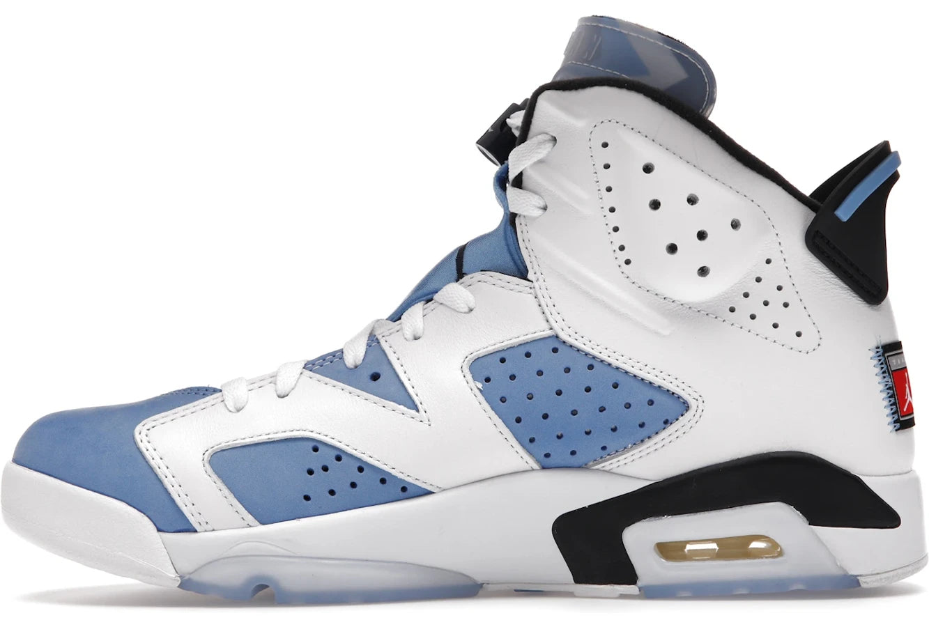 Air Jordan 6 Retro UNC White