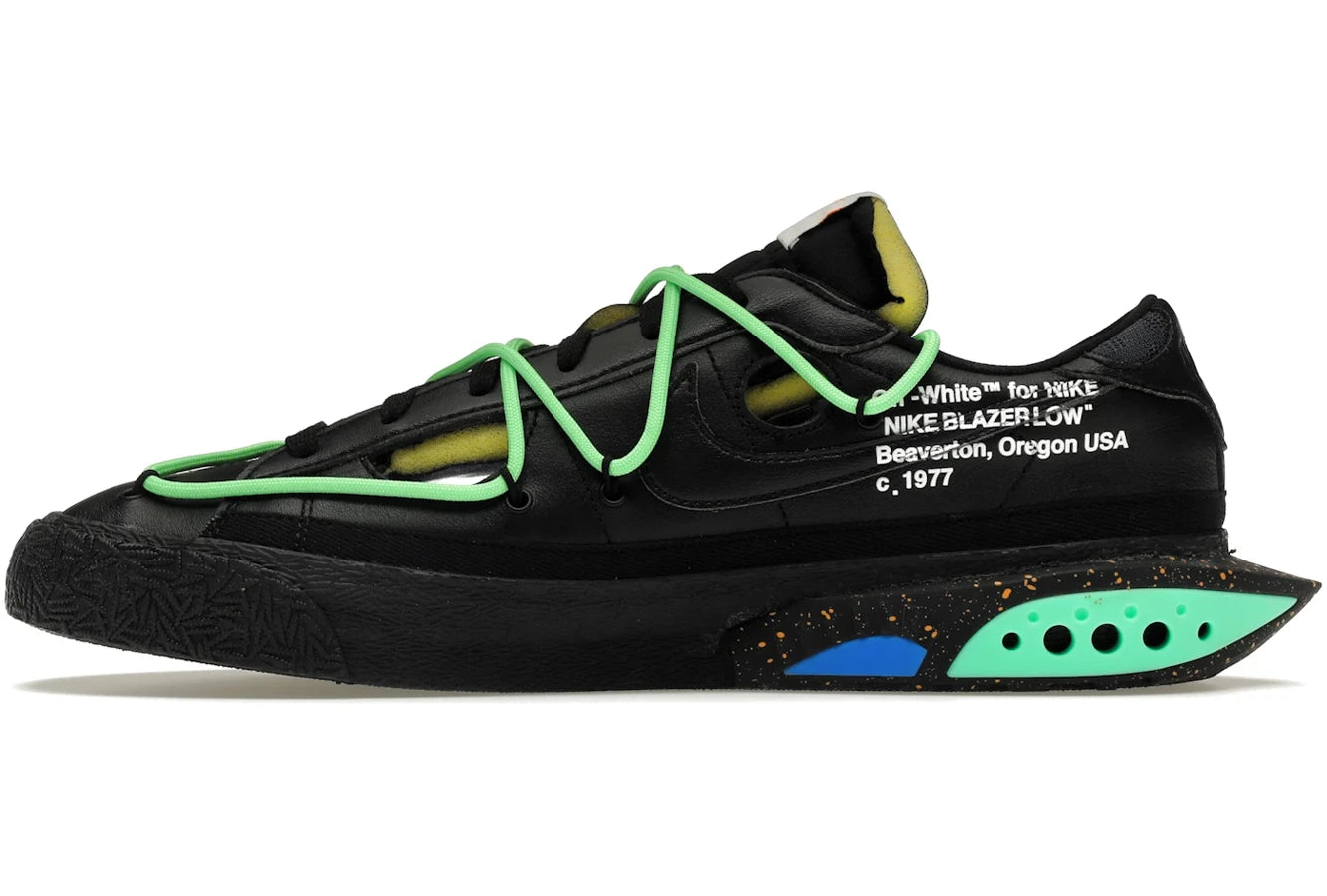 Nike Blazer Low Off-White Black Electro Green