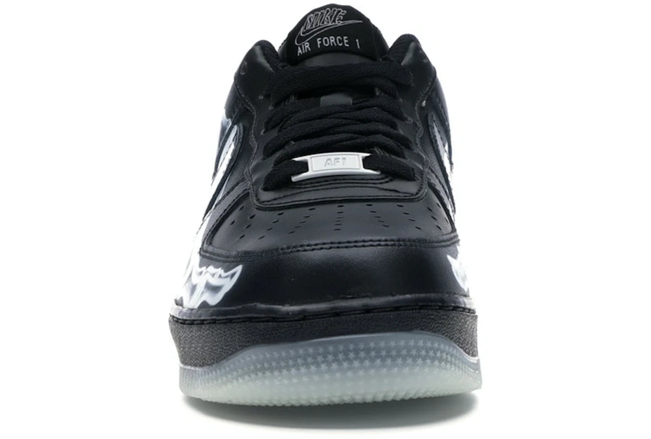 Nike Air Force 1 Low Black Skeleton Halloween