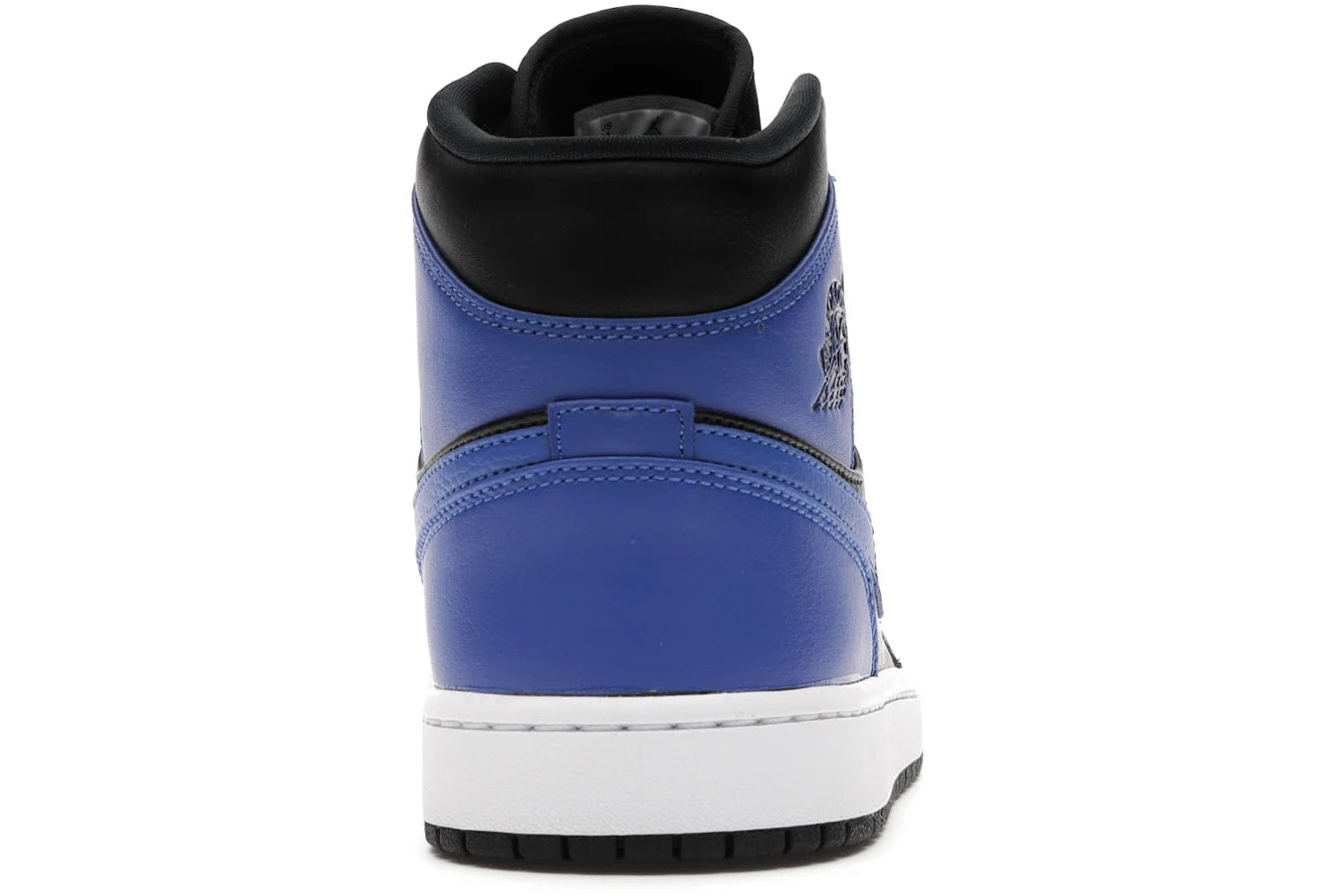Air Jordan 1 Mid Hyper Royal Tumbled Leather