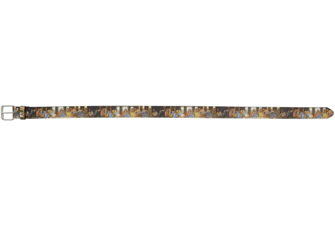 Supreme Last Supper Leather Belt Multicolor