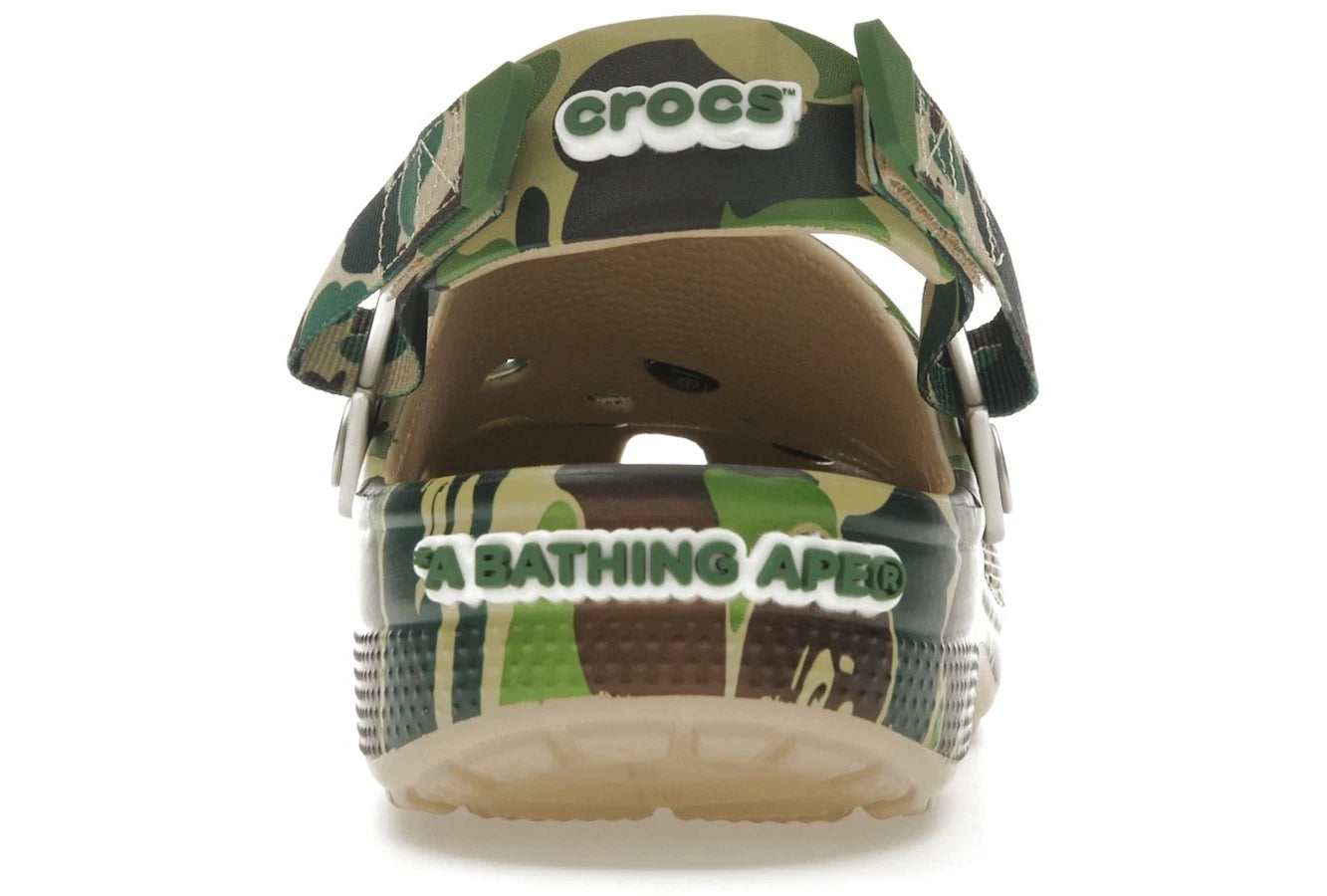Crocs Classic Clog A Bathing Ape ABC Camo Green