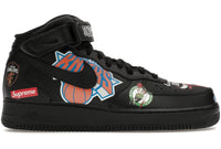 Nike Air Force 1 Mid Supreme NBA Black