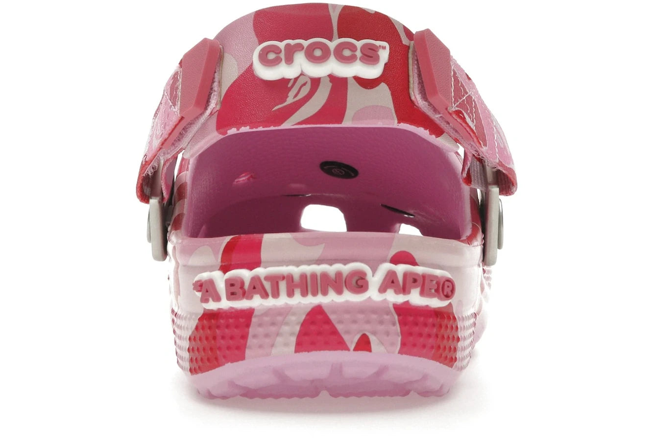 Crocs Classic Clog A Bathing Ape ABC Camo Pink