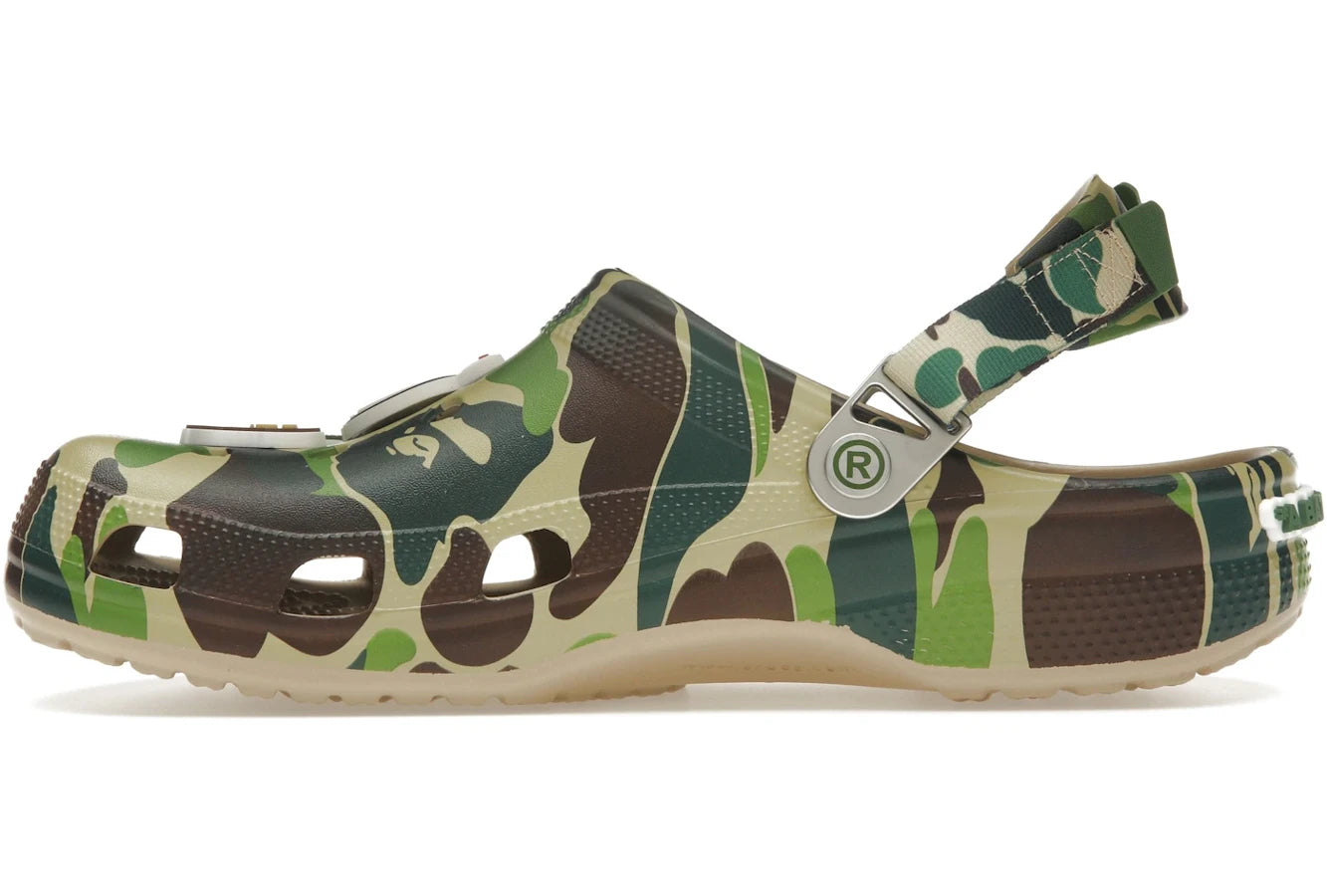 Crocs Classic Clog A Bathing Ape ABC Camo Green