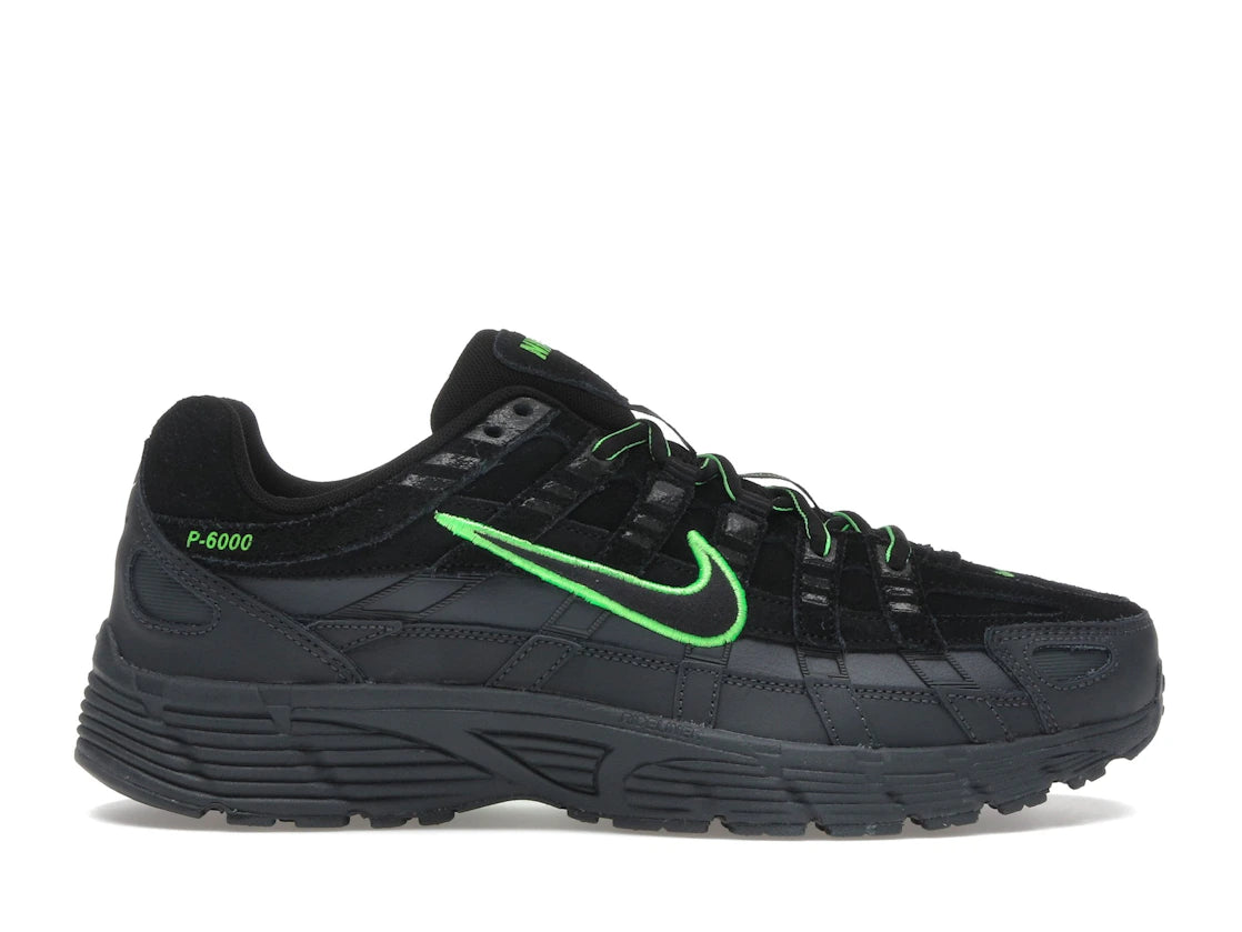 Nike P-6000 PRM Black Green Strike