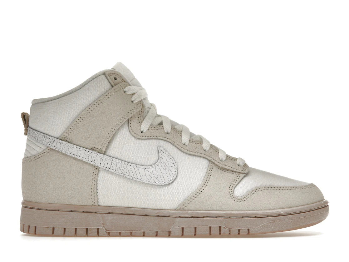 Nike Dunk High Retro PRM Cracked Leather Swoosh