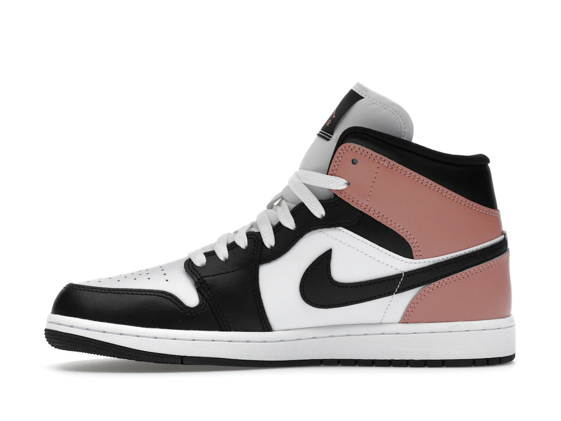 Jordan 1 Mid White Rust Pink Black