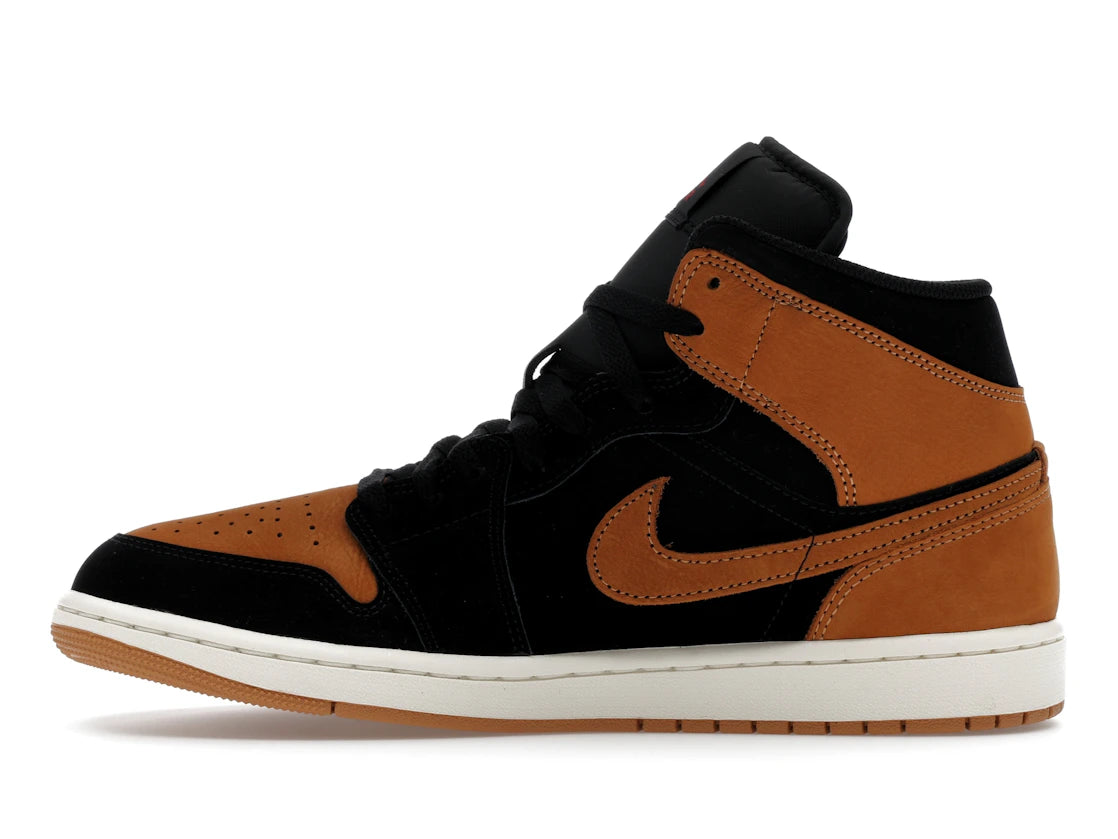 Jordan 1 Mid SE Black Flax