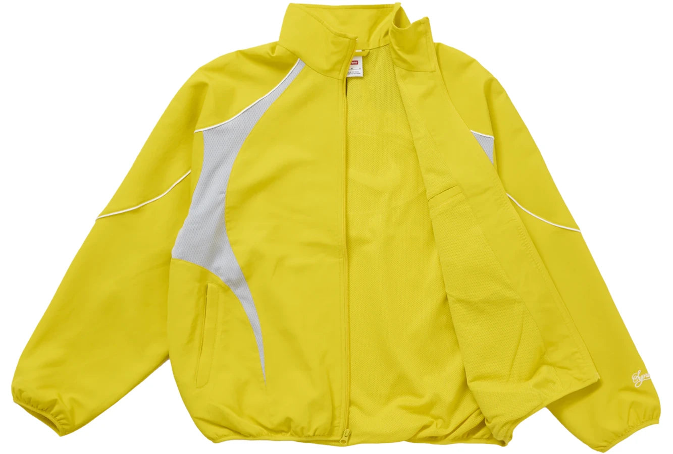 Supreme Nike Track Jacket Yellow