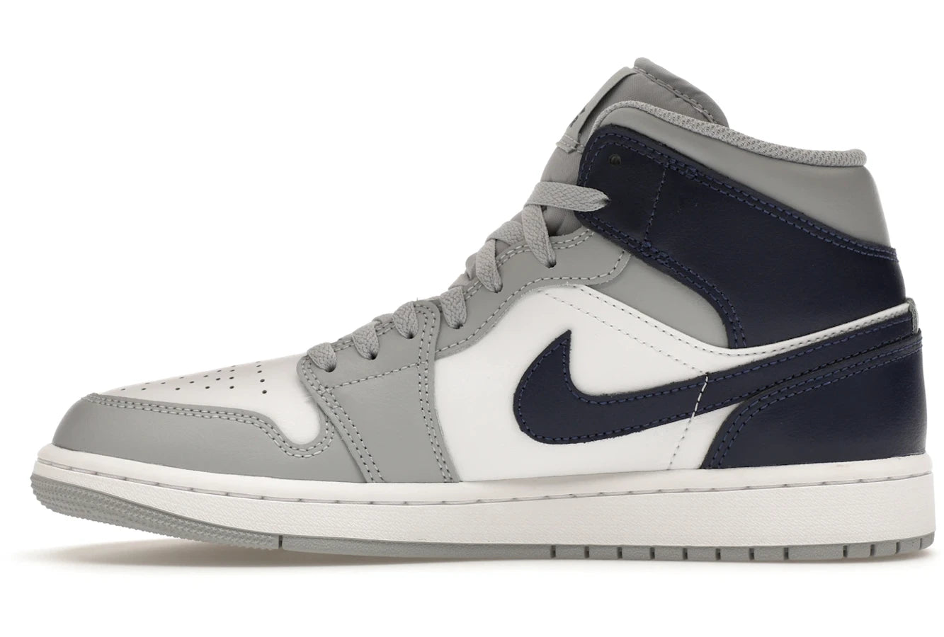 Air Jordan 1 Mid Wolf Gray Midnight Navy