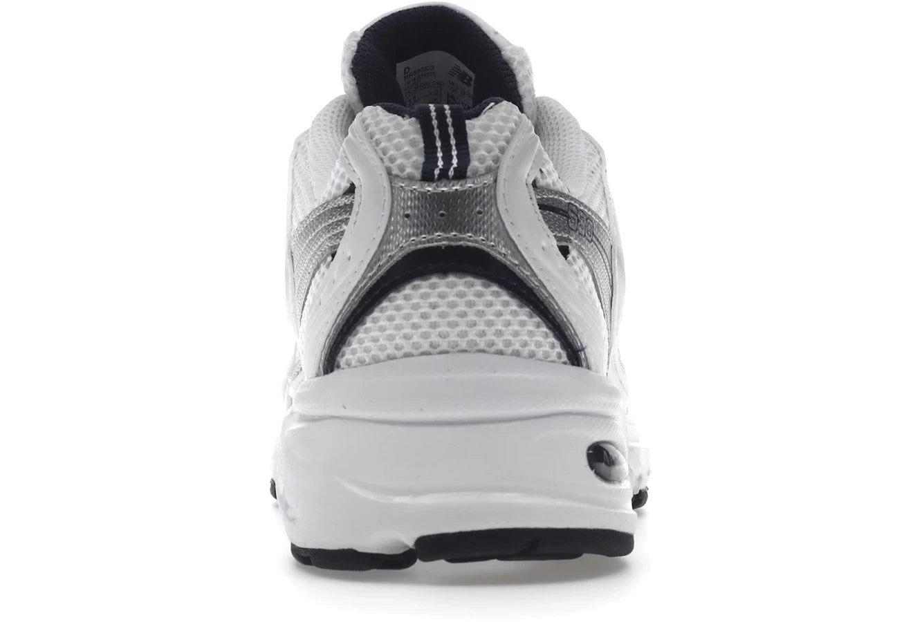 New Balance 530 White Silver Navy