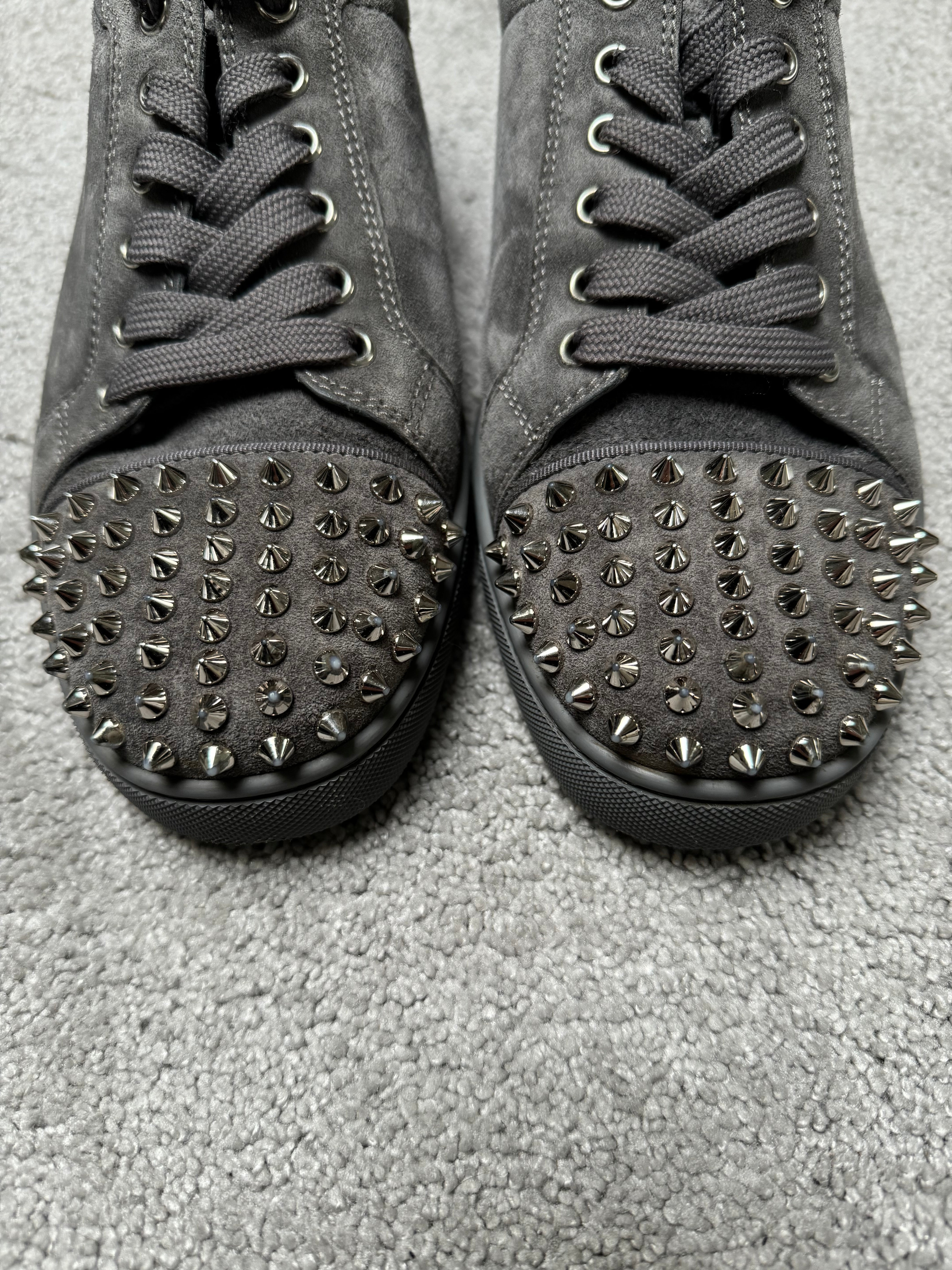 Christian Louboutin junior spikes Grey
