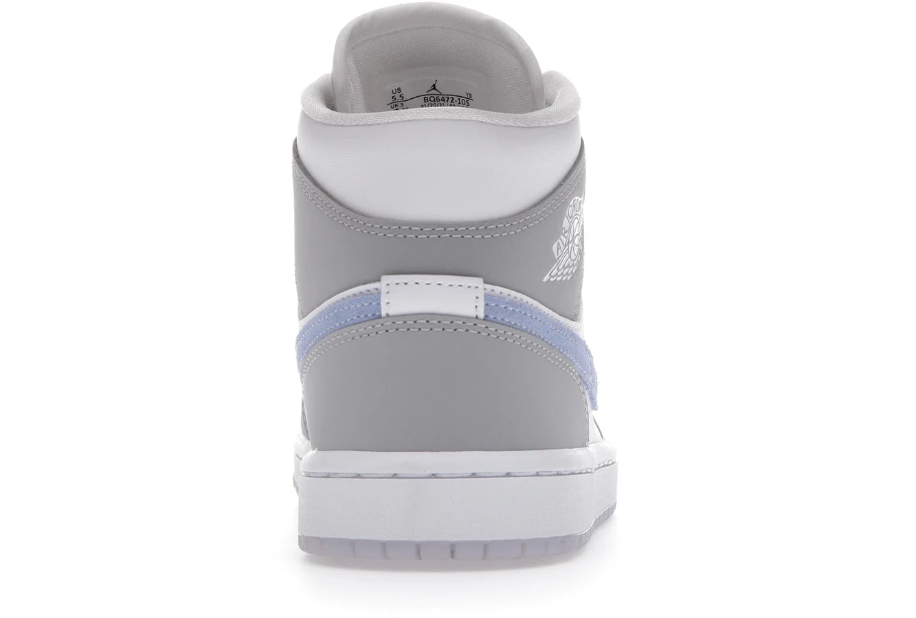 Air Jordan 1 Mid Wolf Gray Aluminum