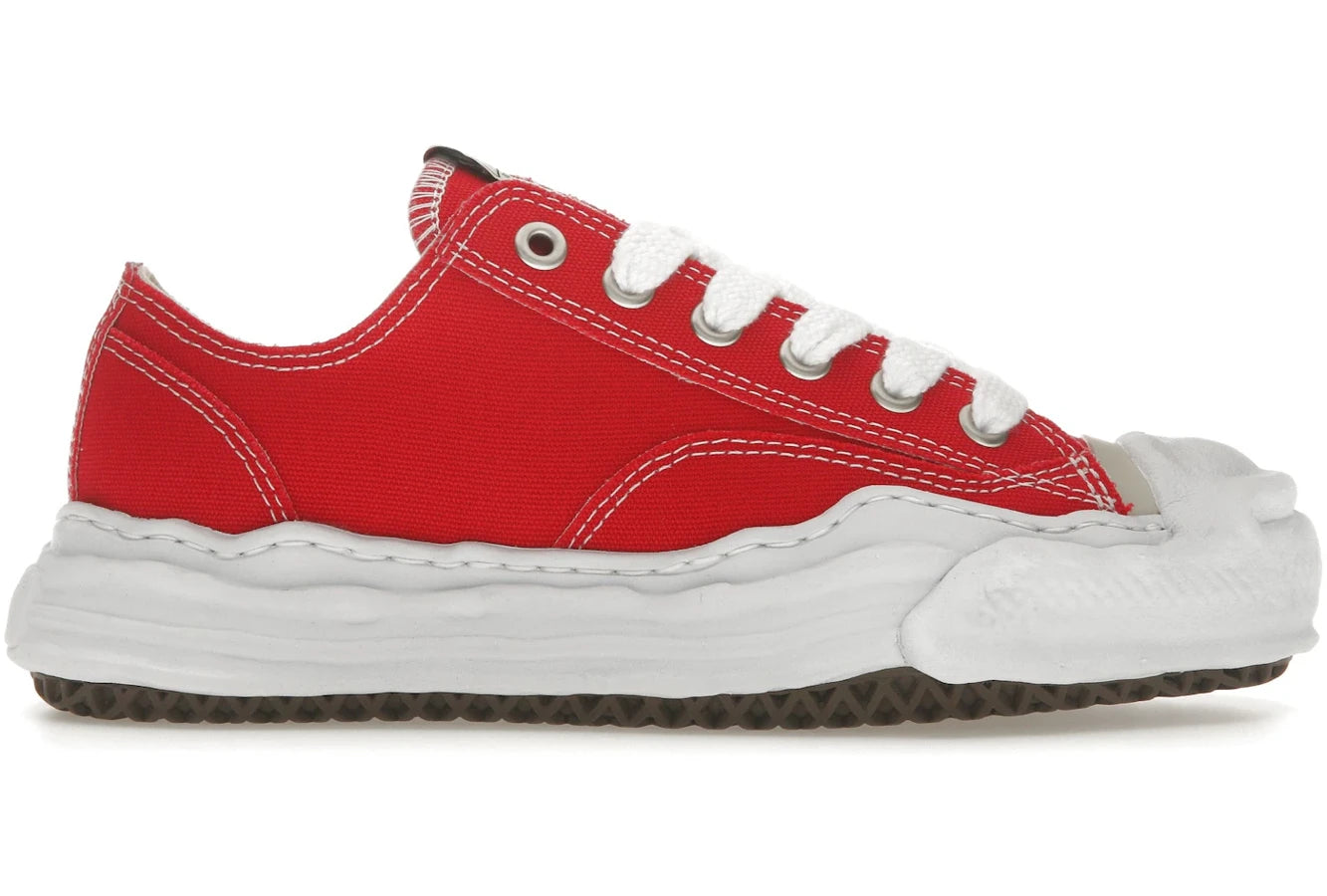 Maison Mihara Yasuhiro Hank OG Sole Canvas Low Red