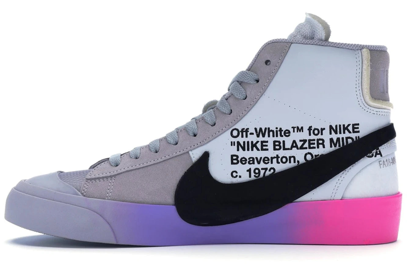 Nike Blazer Mid Off-White Wolf Grey Serena Queen