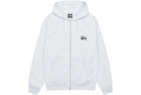 Stussy Basic Stussy Zip Hoodie Ash Heather