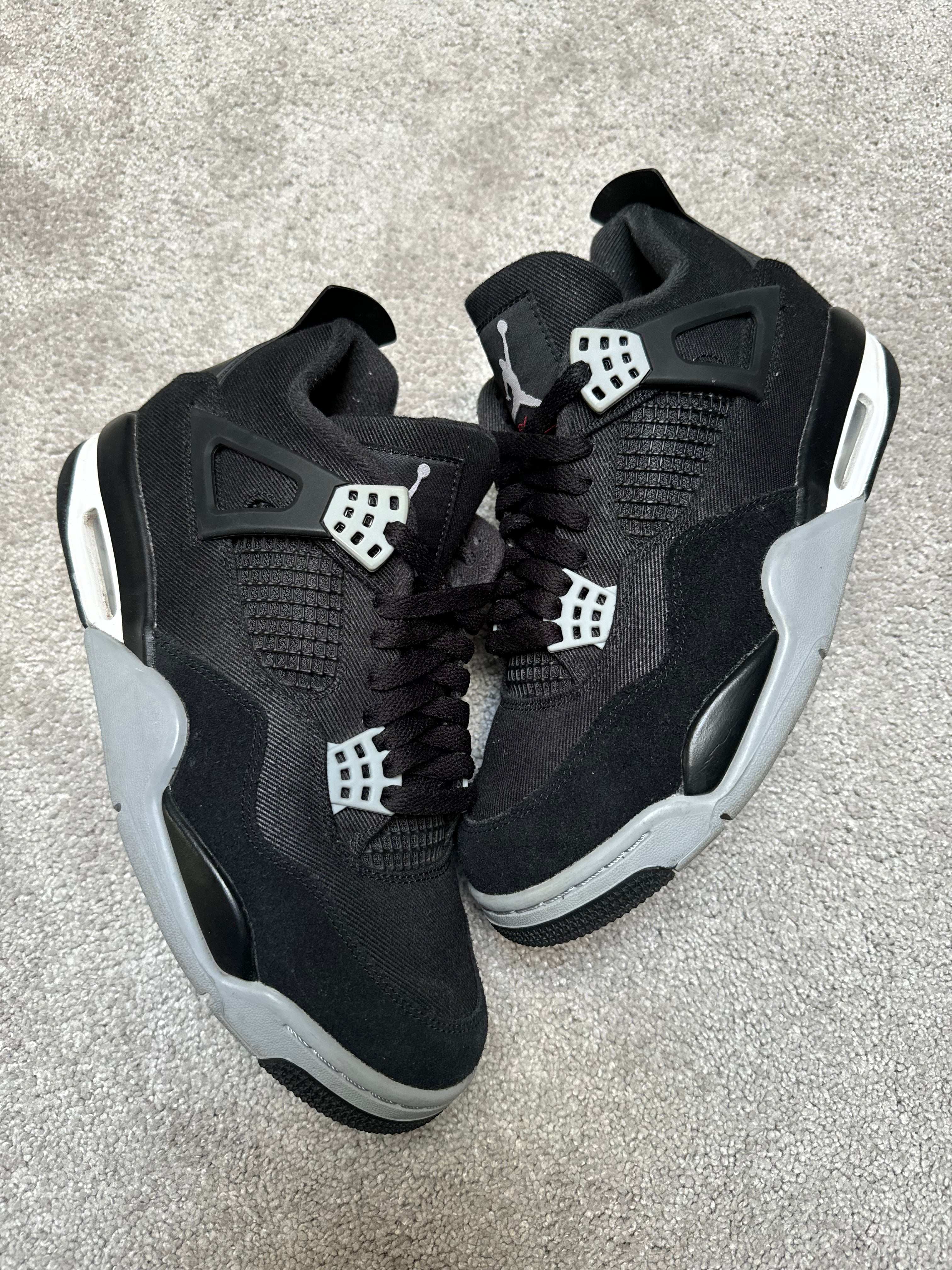 Jordan 4 Black Canvas (EU 42)