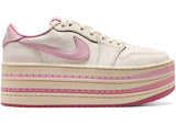 Jordan 1 Low Triple Stack Pale Ivory Iced Carmine (Women's)
