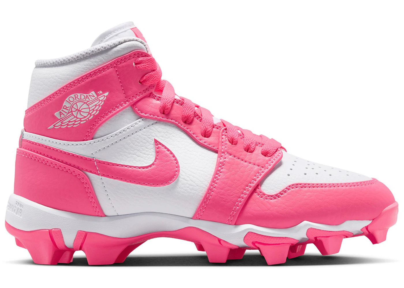 Jordan 1 Mid Cleat White Digital Pink (GS)