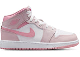 Jordan 1 Mid Pearl Pink White (GS)